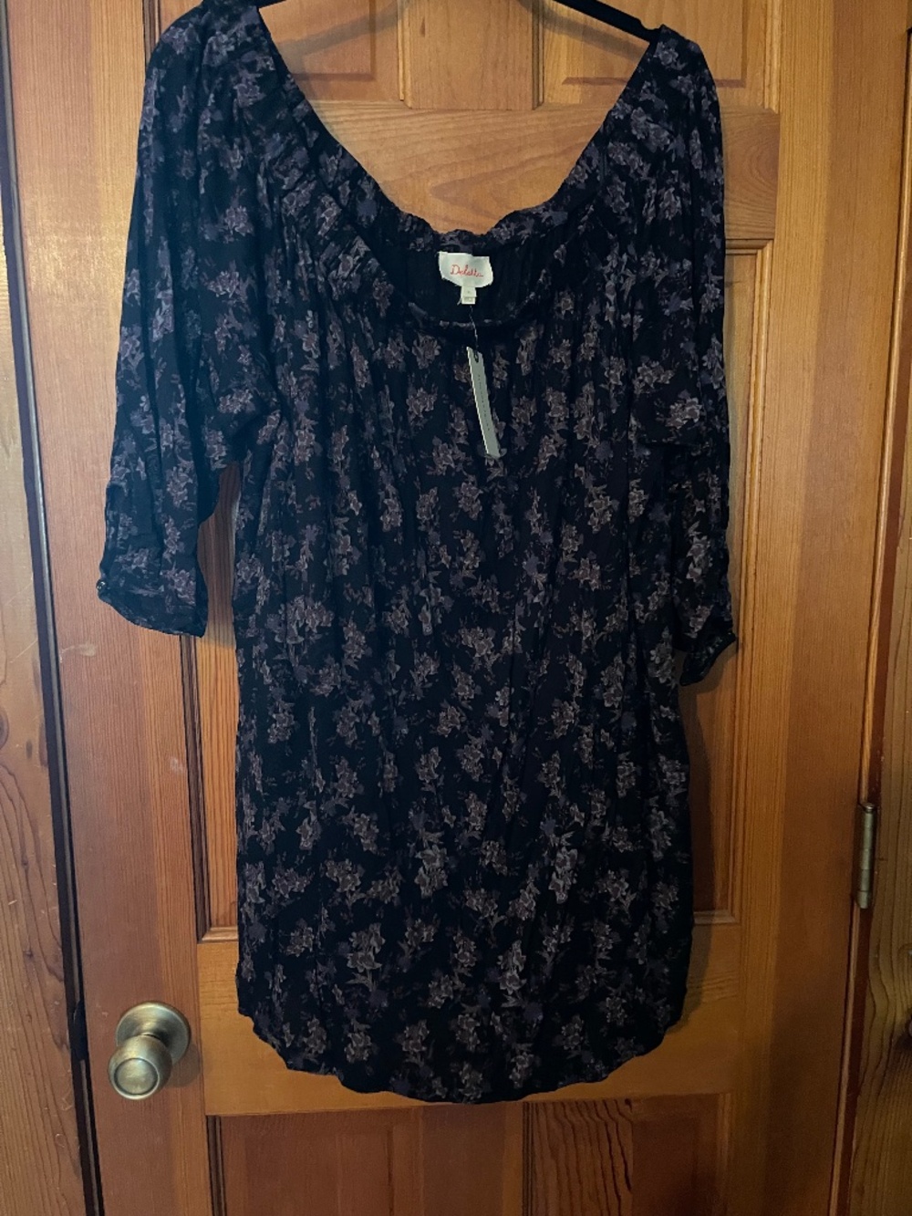 Anthropologie Deletta drop shoulder top